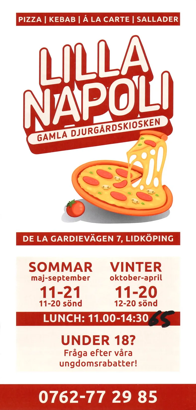 Bild på menyn för Lilla Napoli, Lidköping