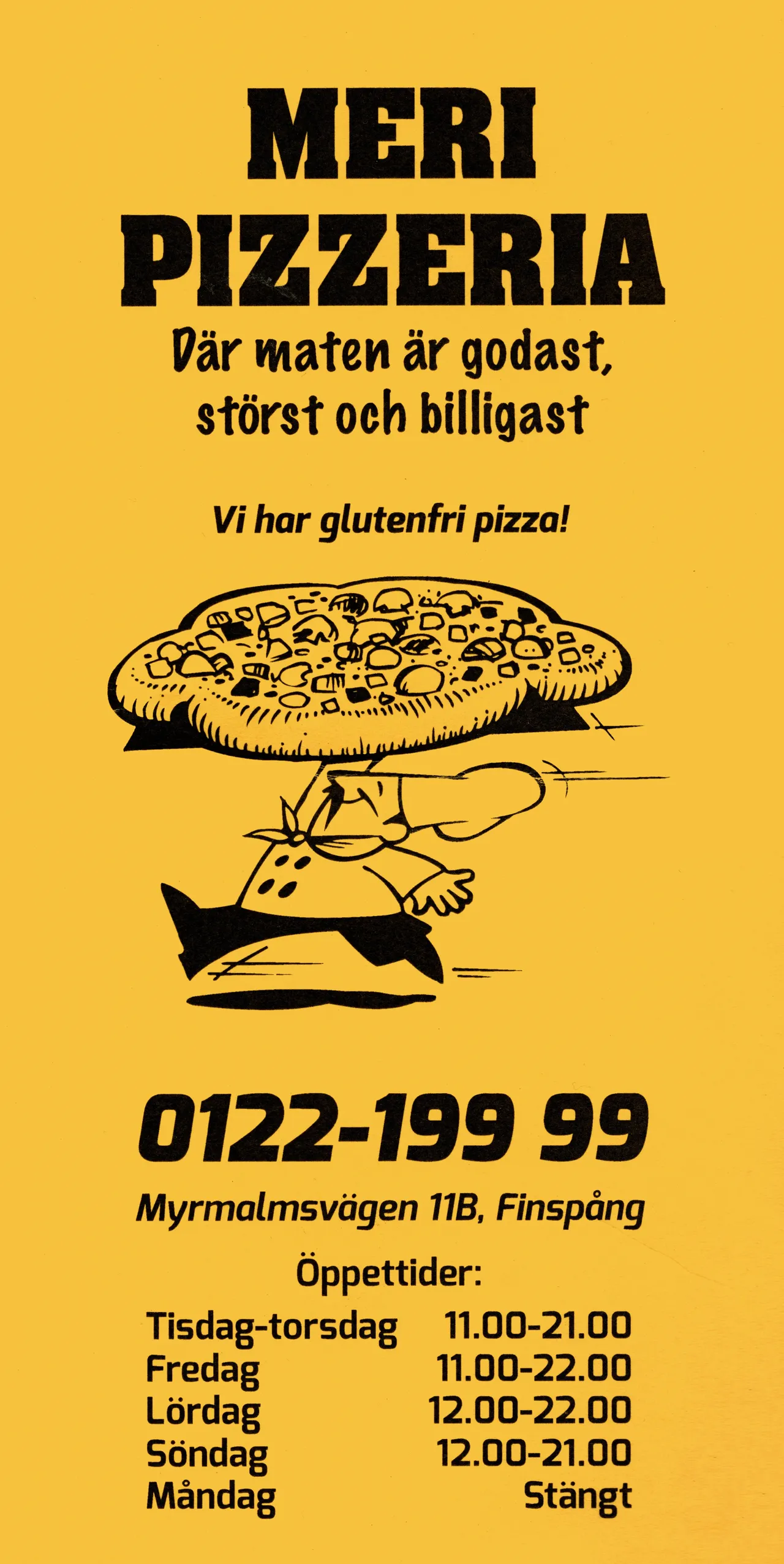 Bild på menyn för Meri Pizzeria, Finspång