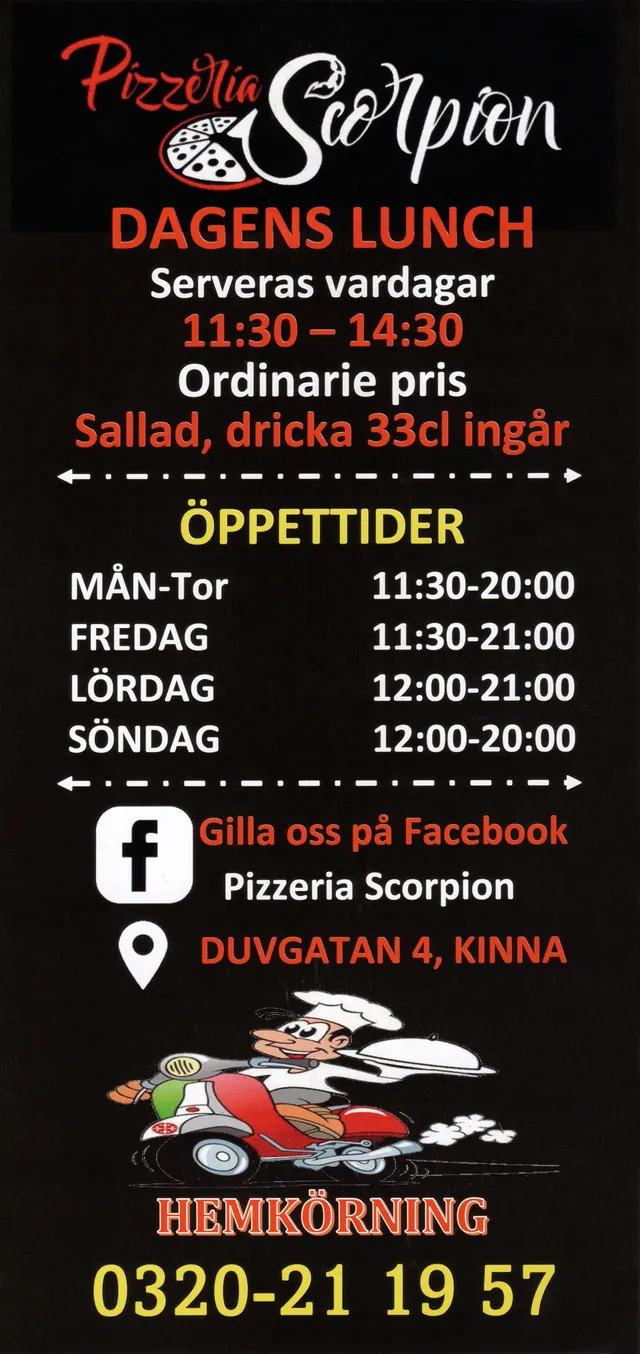 Menyn för Scorpion, Marks