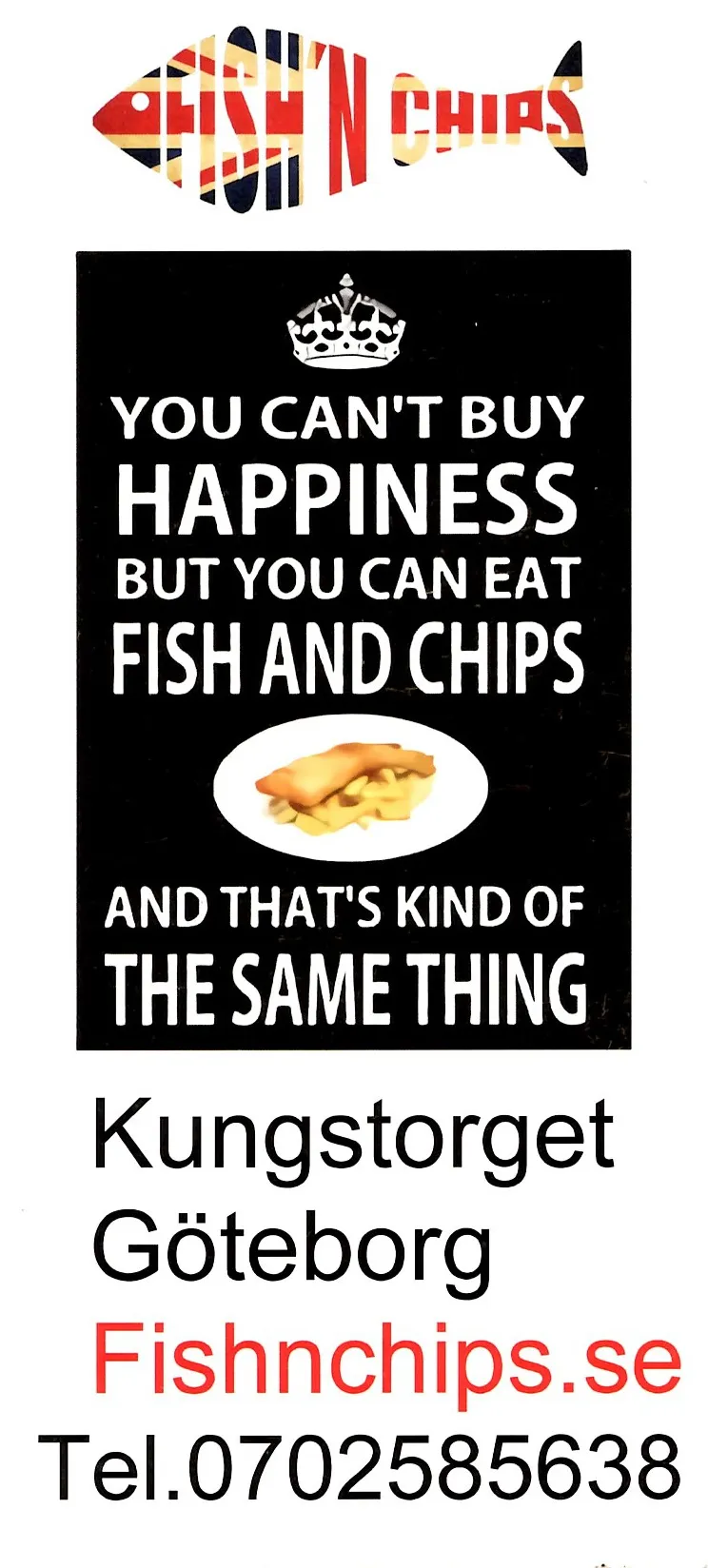 Bild på menyn för Fish & Chips, Göteborg