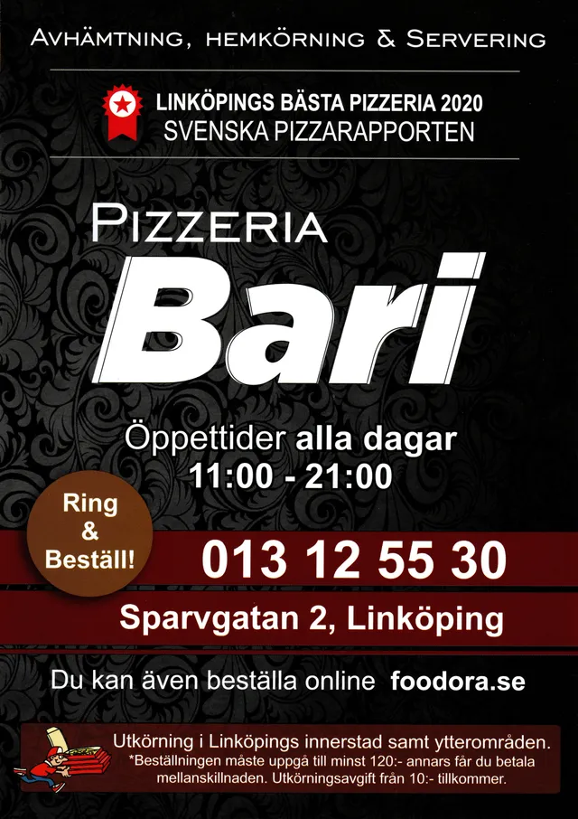 Menyn för Bari, Linköping