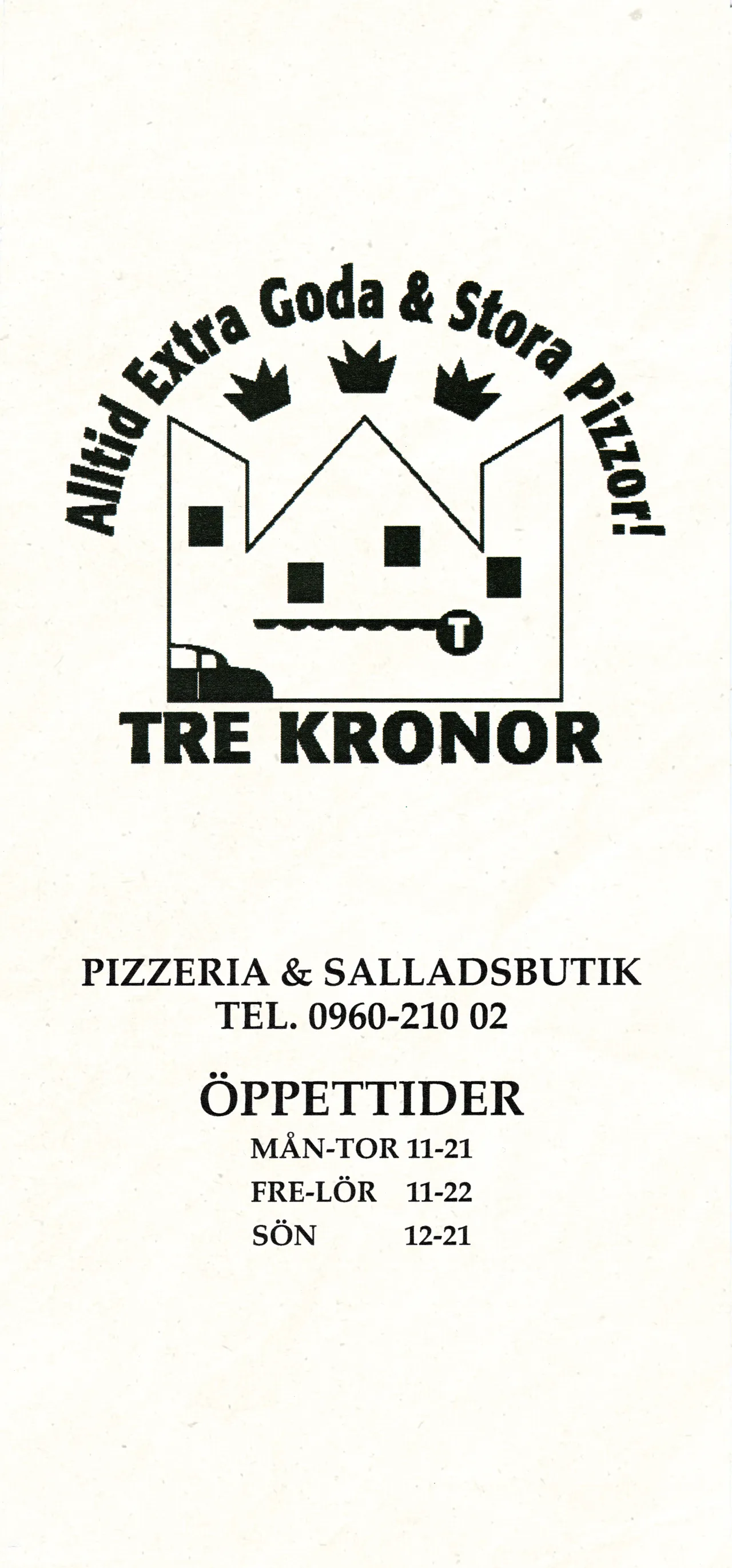 Bild på menyn för Tre Kronor, Arvidsjaur