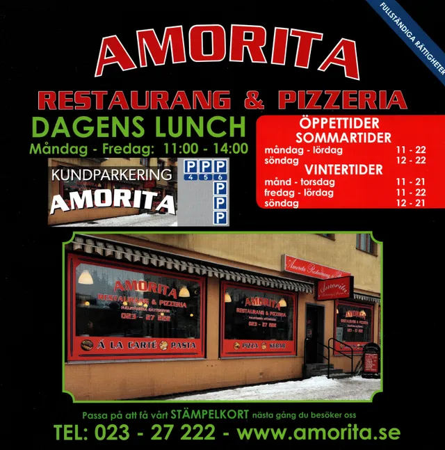 Menyn för Amorita, Falun