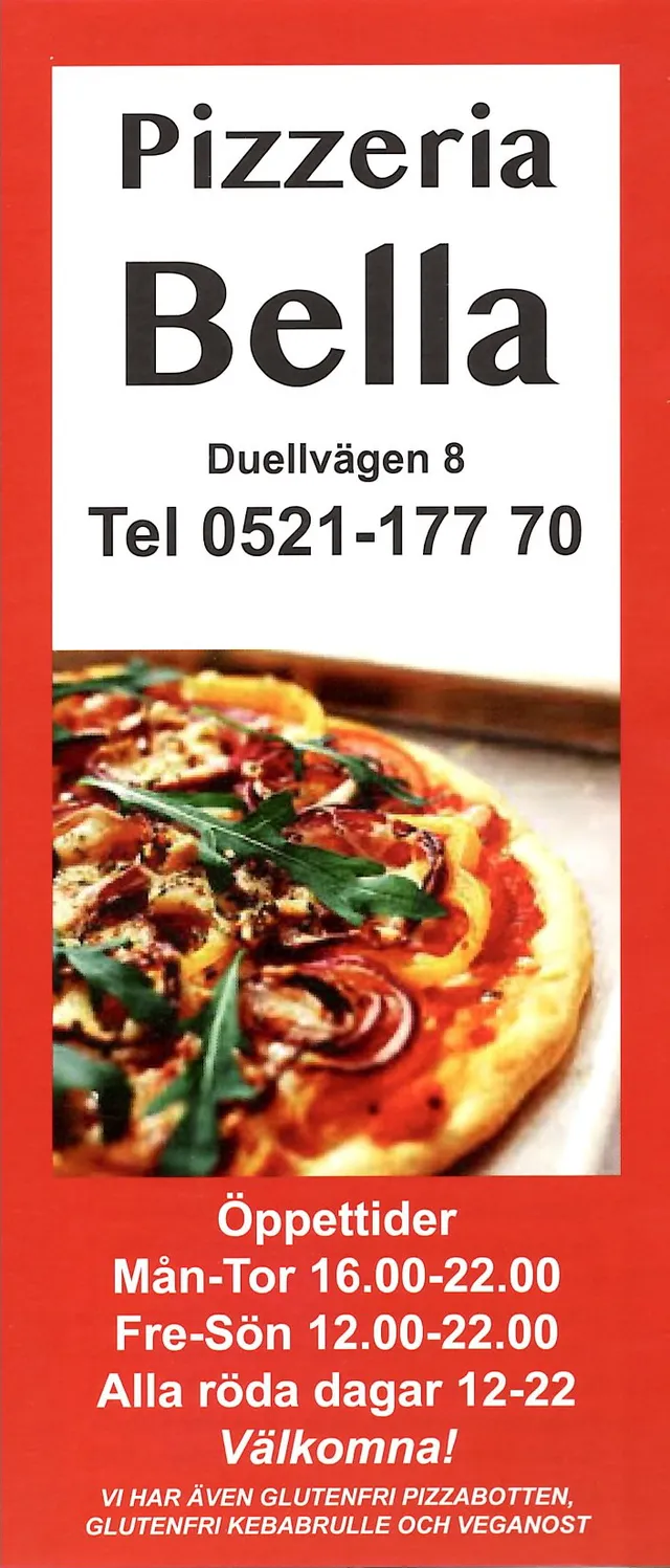 Menyn för Bella, Vänersborg