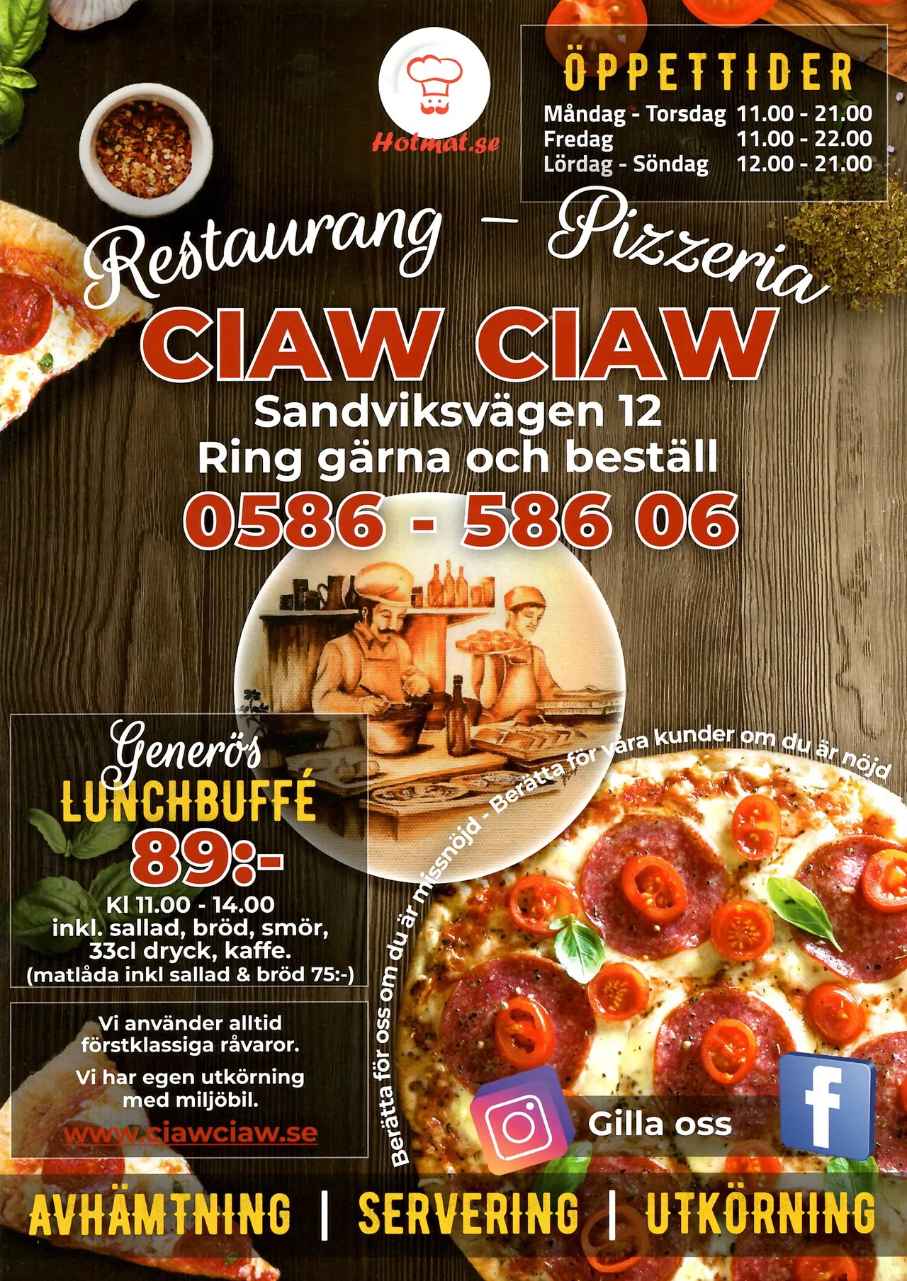 Bild på menyn för Ciaw Ciaw, Karlskoga