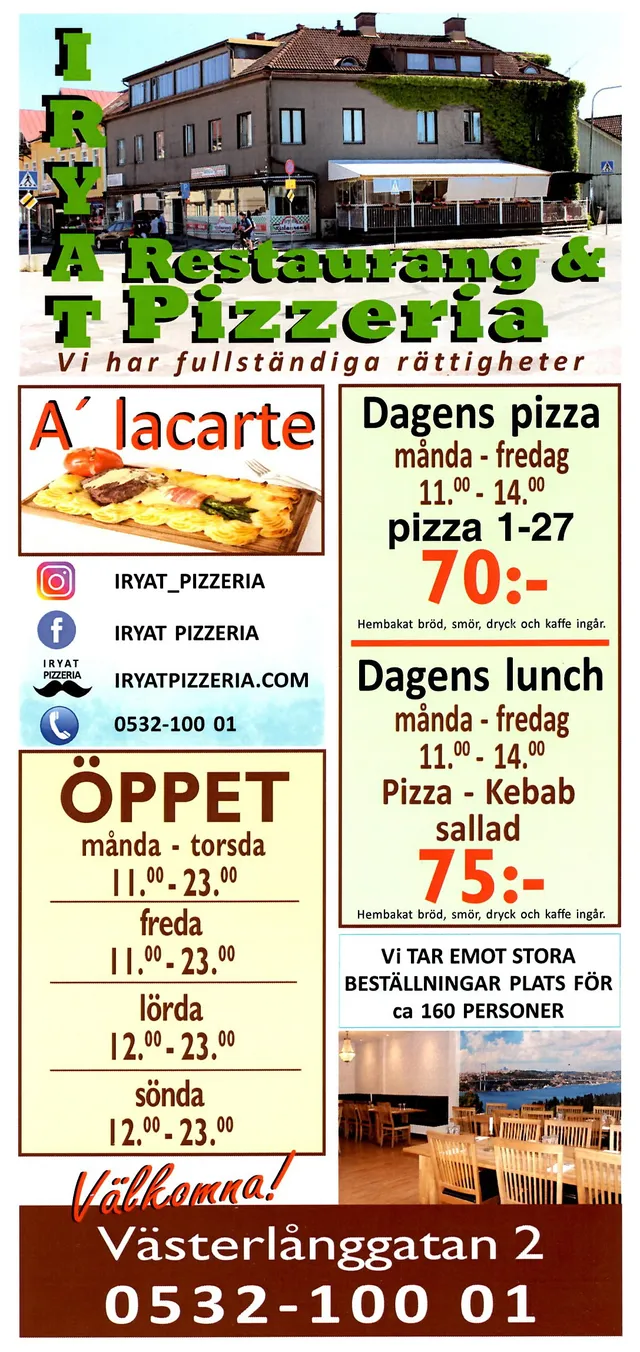 Menyn för Iryat, Åmål