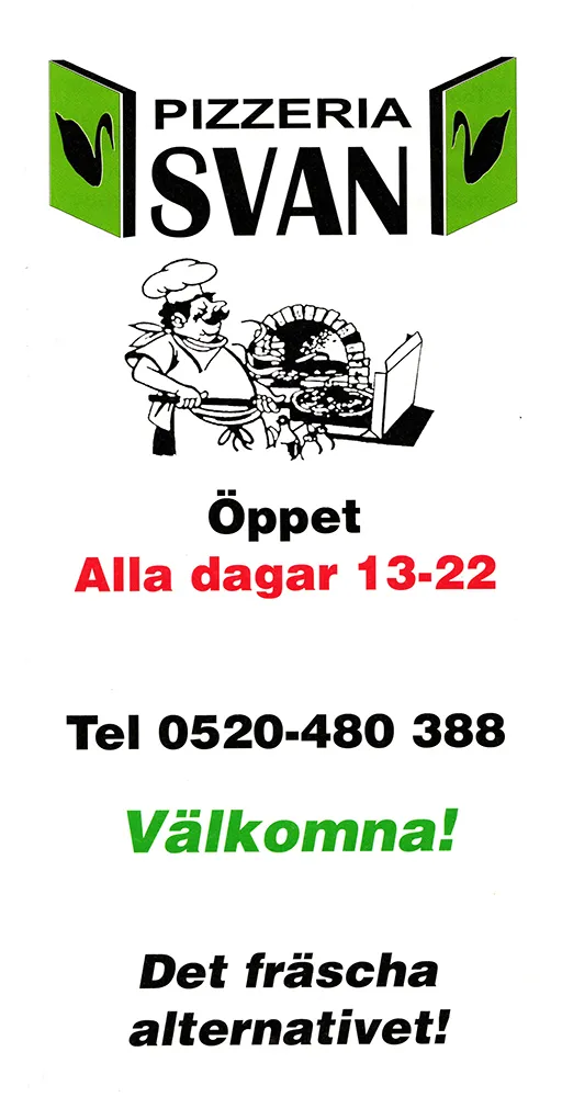 Menyn för Svan, Trollhättan