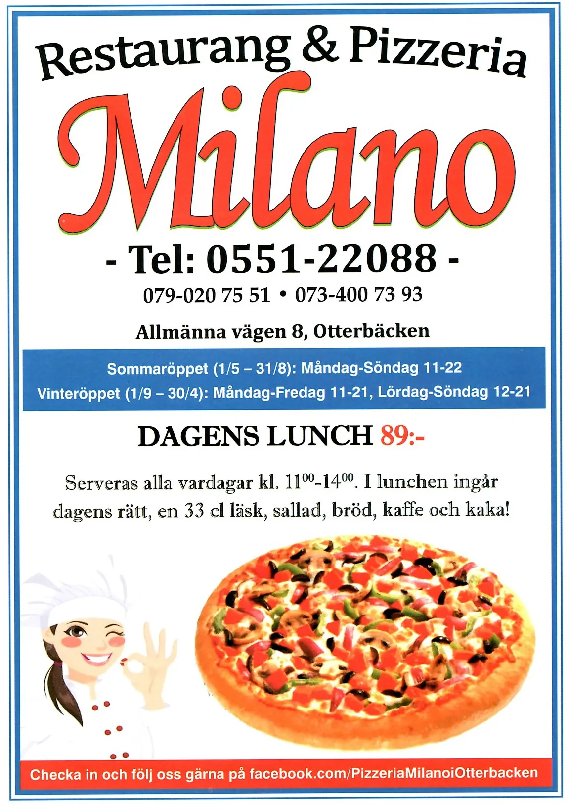 Bild på menyn för Milano, Gullspång