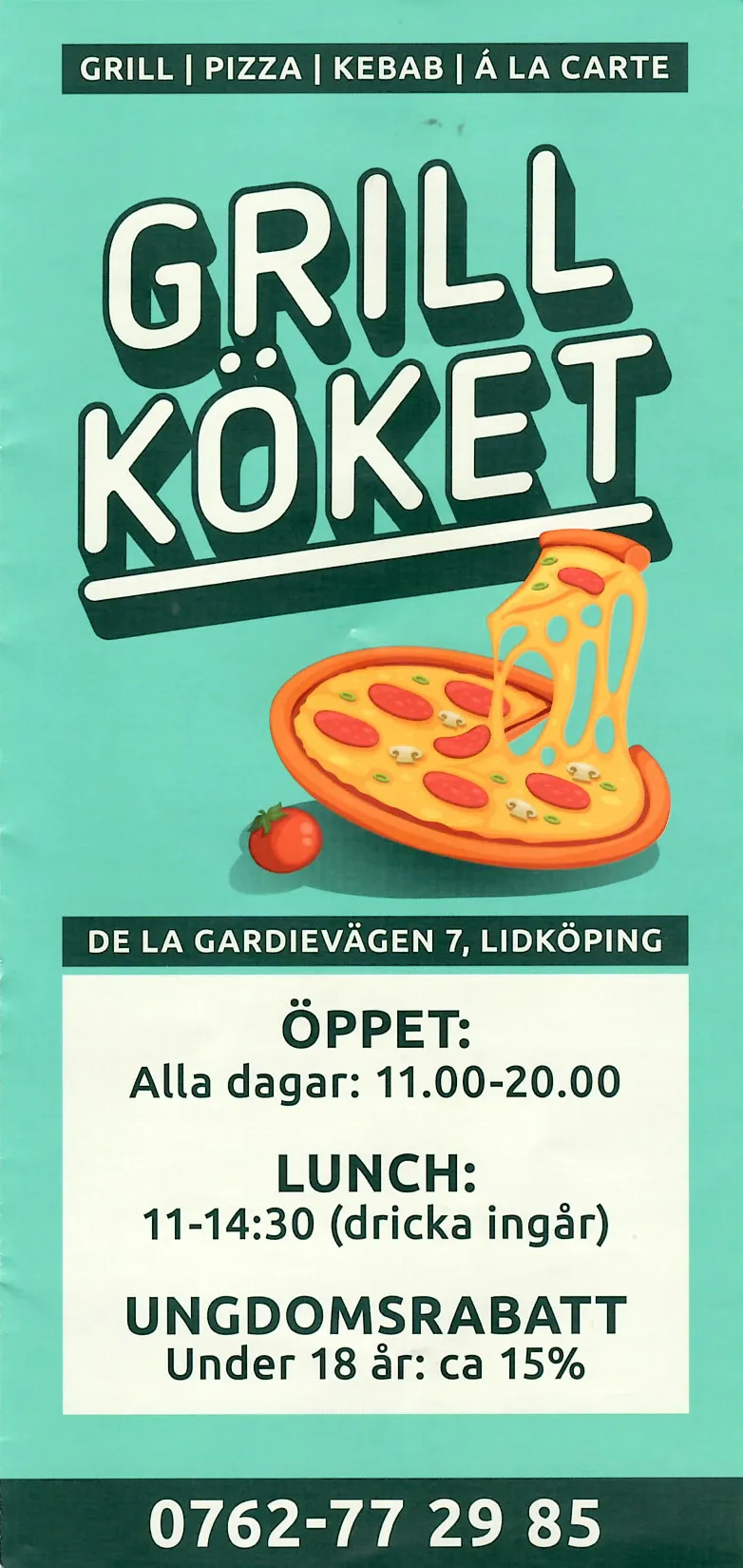 Bild på menyn för Grill Köket, Lidköping
