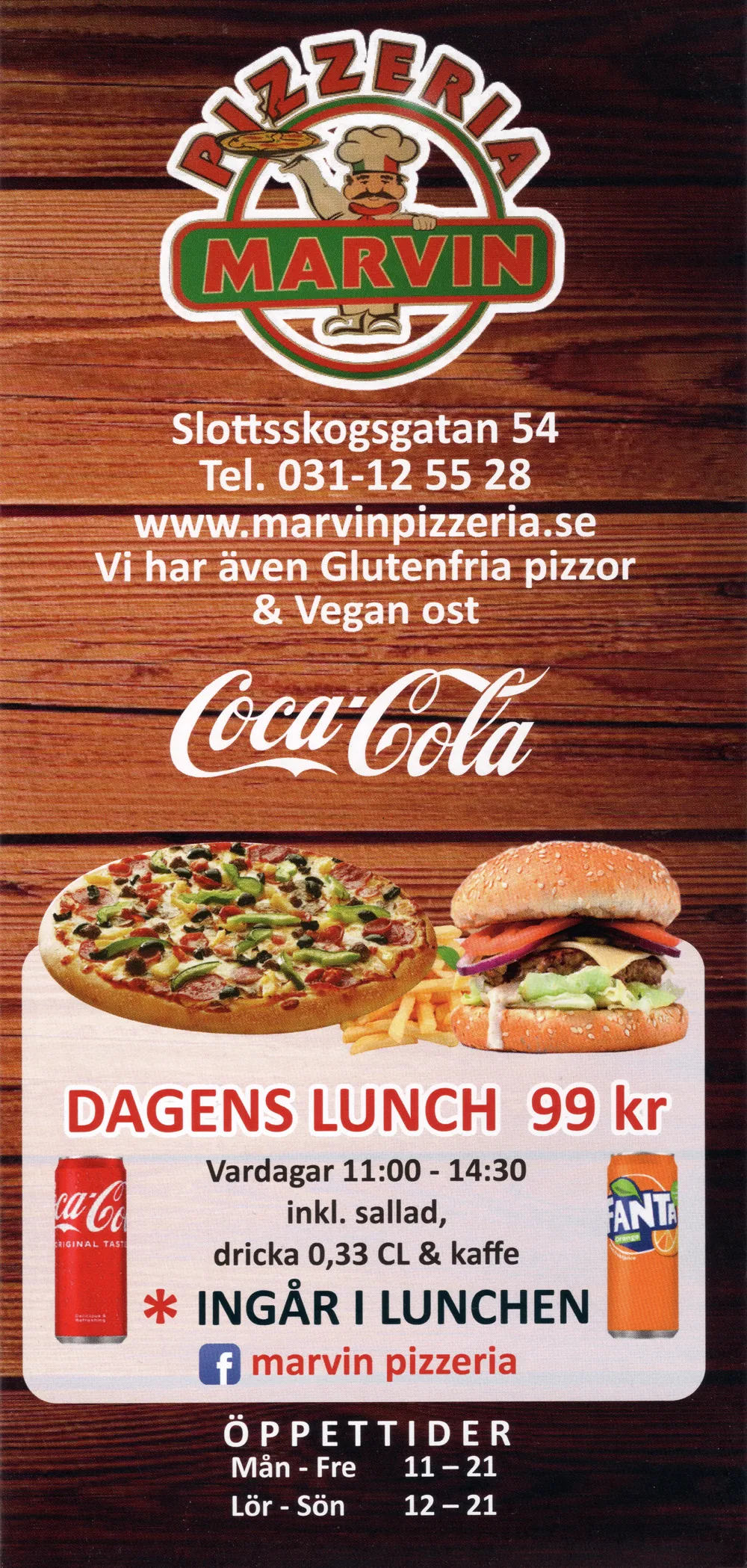 Bild på menyn för Marvin, Göteborg