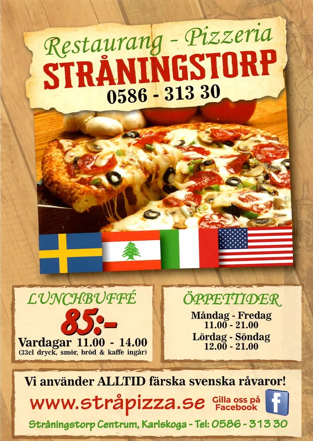 Menyn för Stråningstorp, Karlskoga