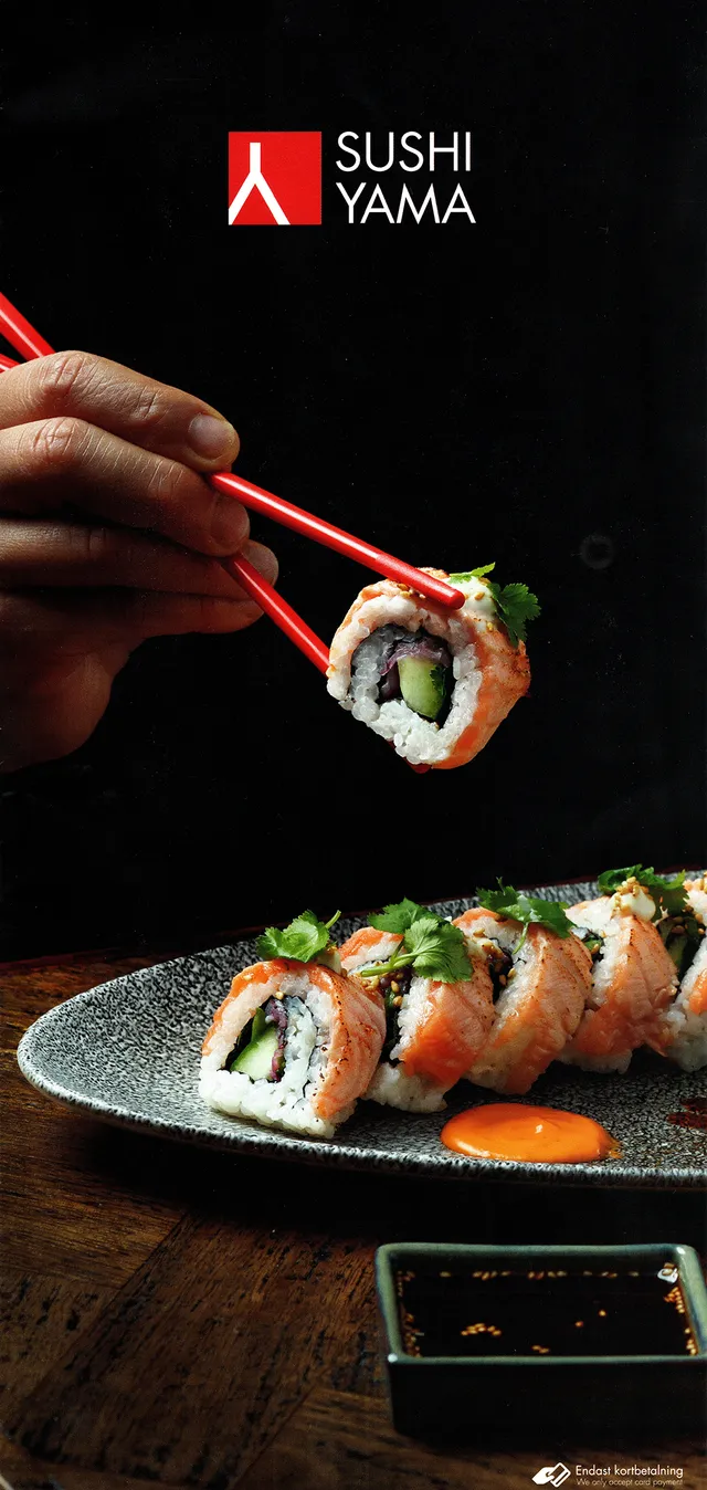 Menyn för Sushi Yama, Göteborg