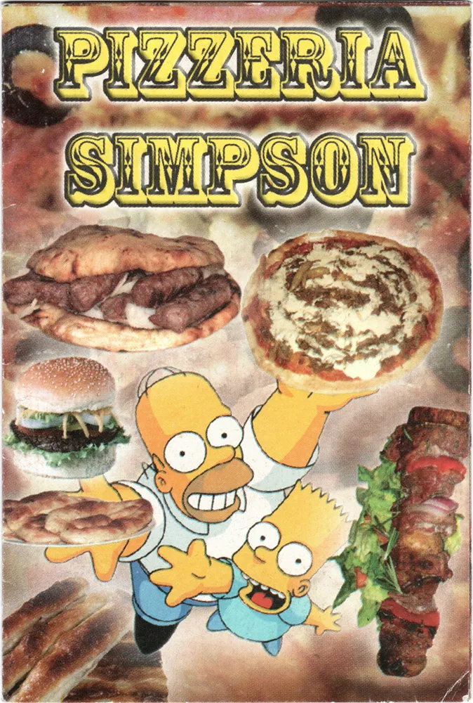 Bild på menyn för Simpson, Nässjö