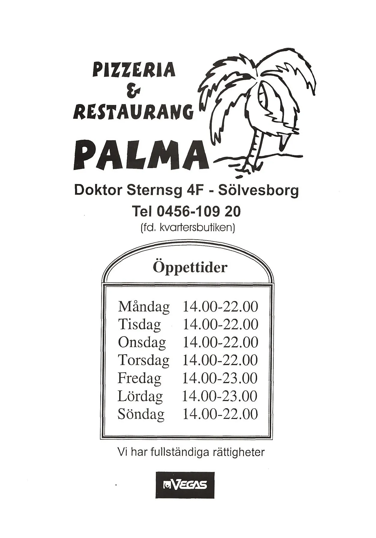 Bild på menyn för Palma, Sölvesborg