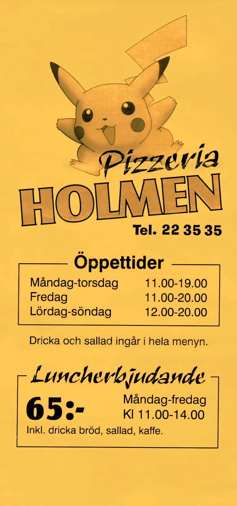 Bild på menyn för Holmen, Örnsköldsvik