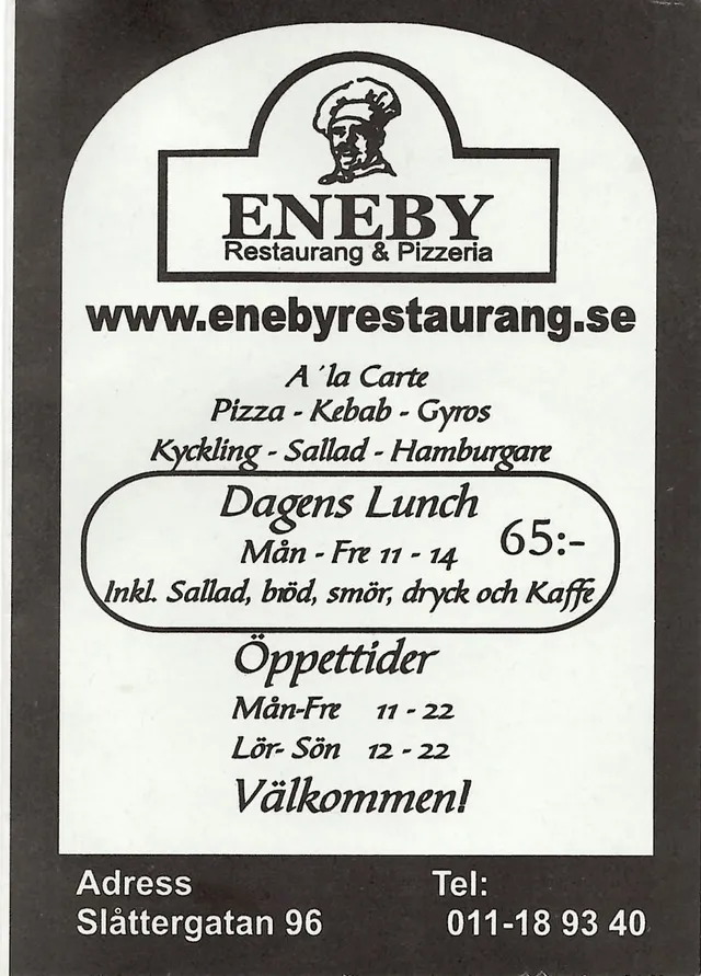 Menyn för Eneby, Norrköping