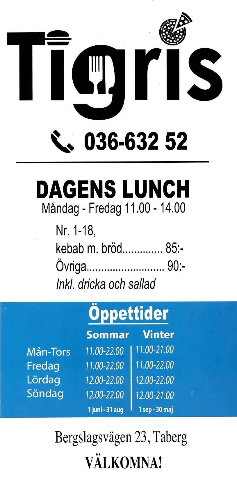 Bild på menyn för Tigris, Jönköping
