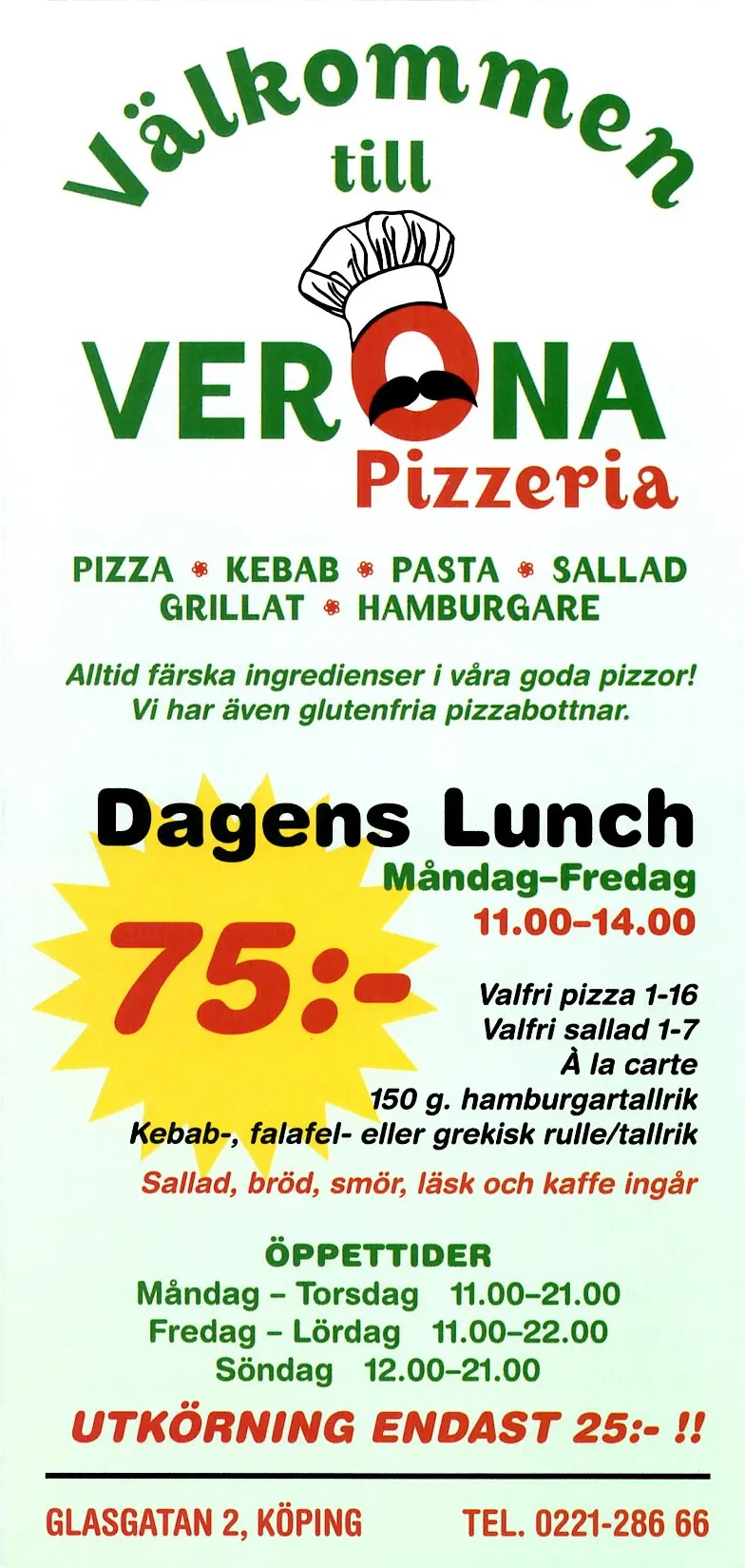 Bild på menyn för Verona, Köping