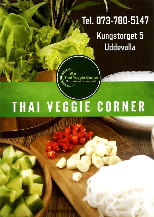 Menyn för Thai Veggie Corner, Uddevalla