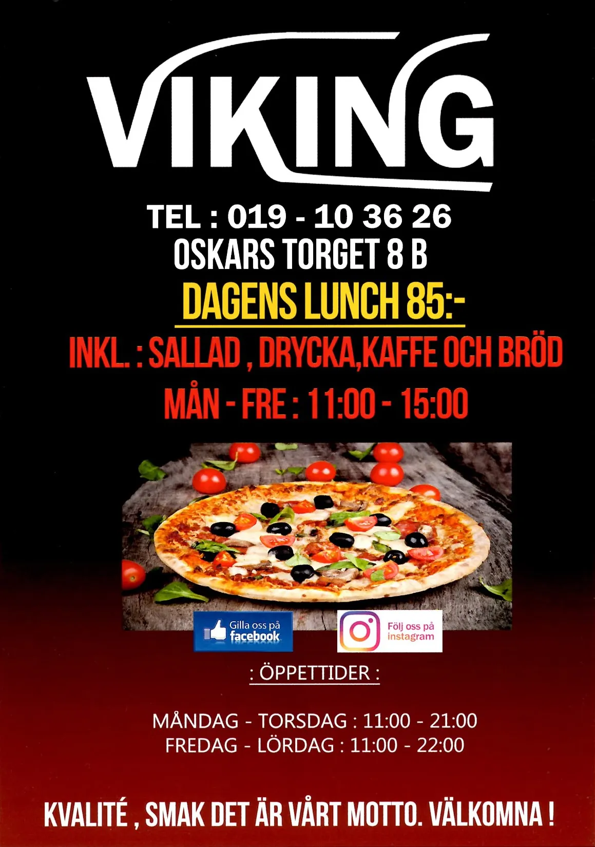Bild på menyn för Viking, Örebro