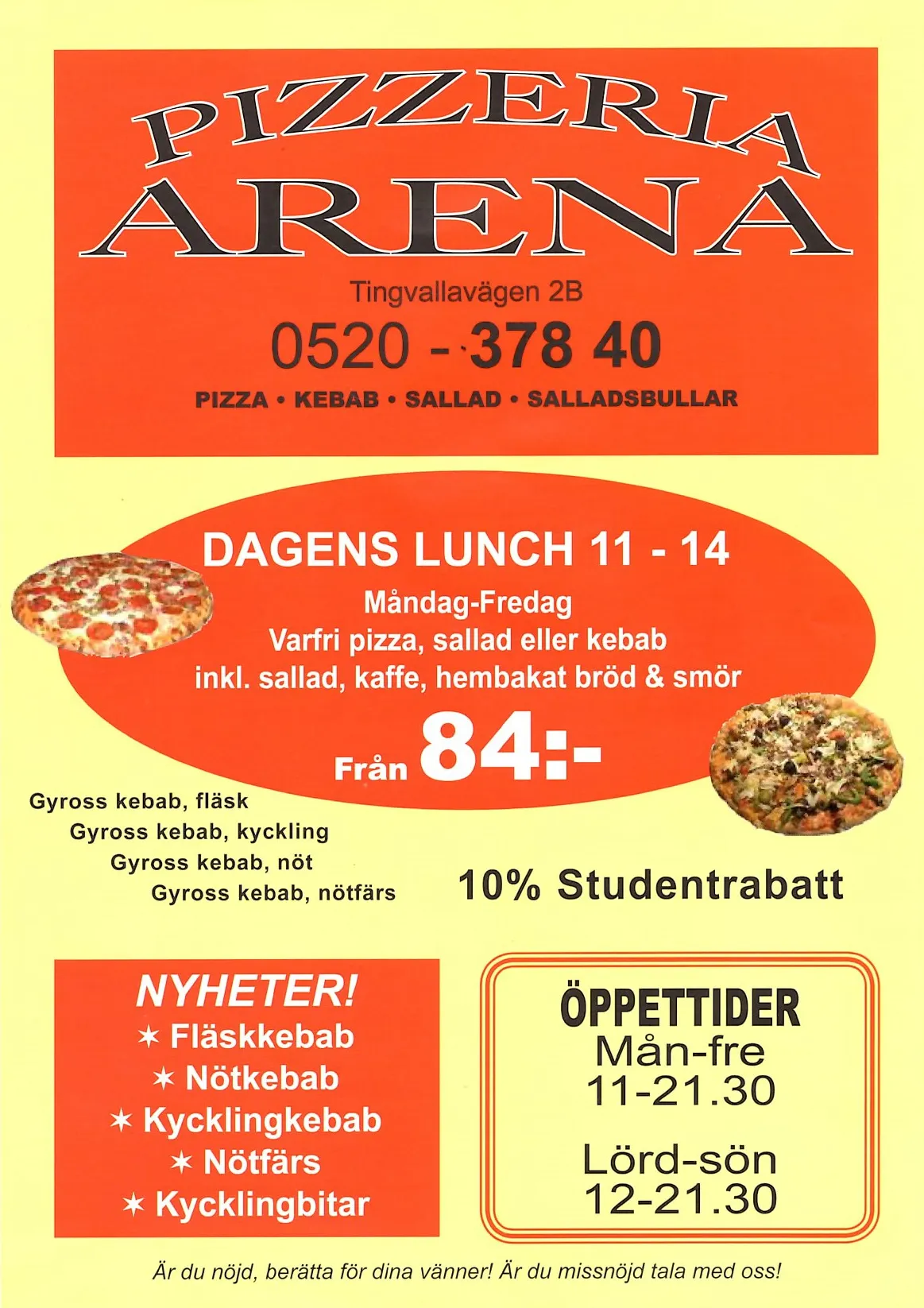 Bild på menyn för Arena, Trollhättan