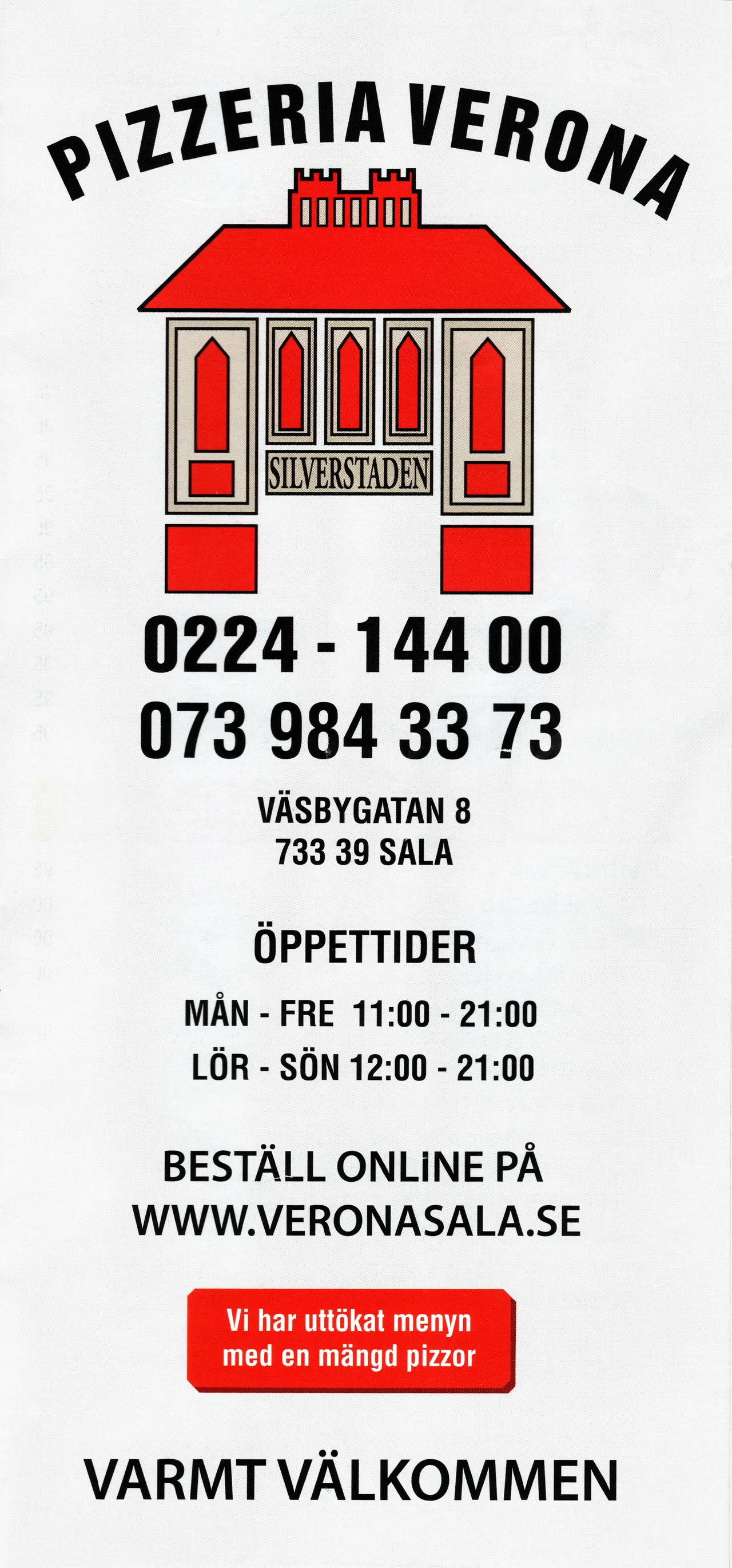 Bild på menyn för Verona, Sala