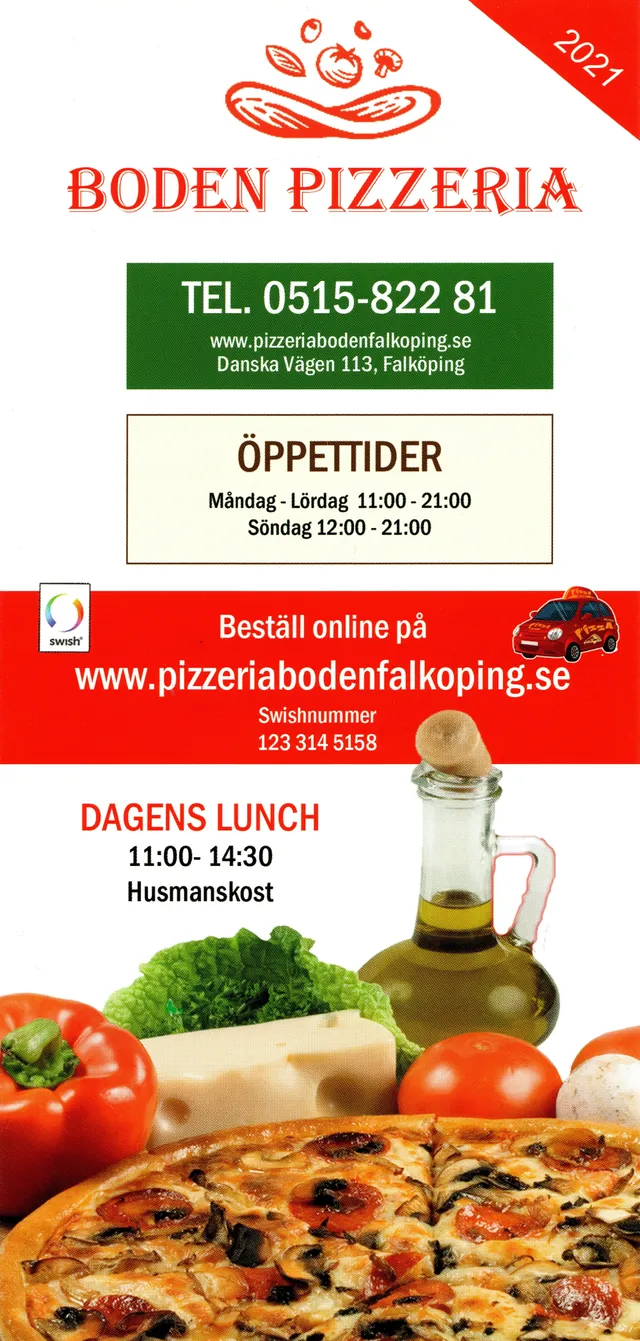 Menyn för Boden, Falköping