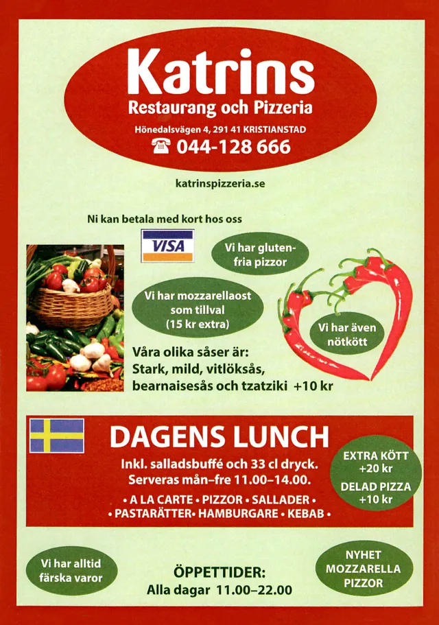 Menyn för Katrins, Kristianstad