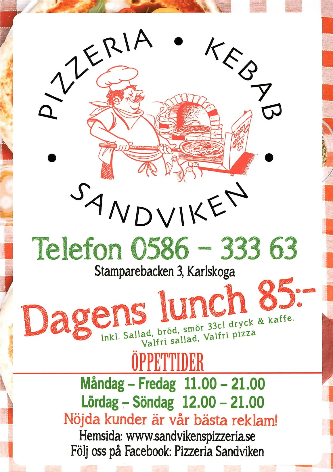 Bild på menyn för Sandviken, Karlskoga