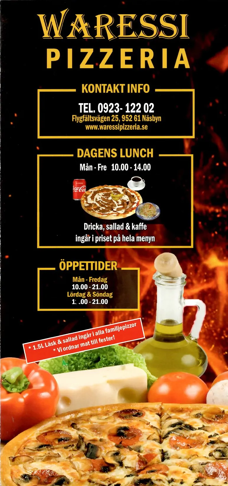 Bild på menyn för Waressi, Kalix