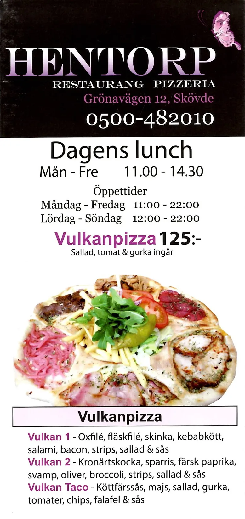 Bild på menyn för Hentorp, Skövde