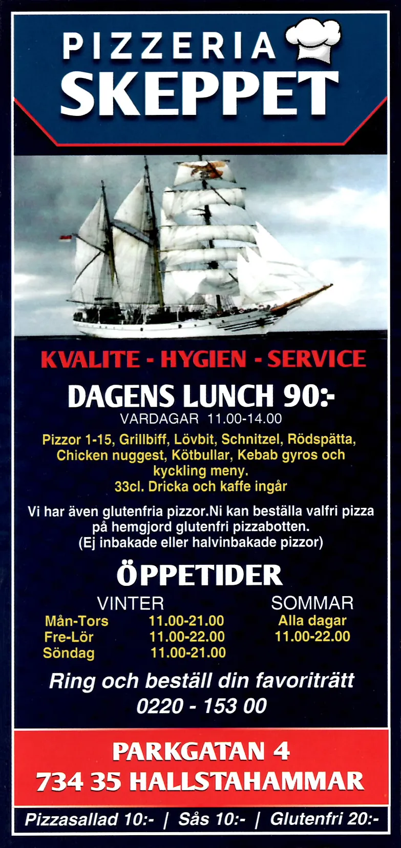 Bild på menyn för Skeppet, Hallstahammar