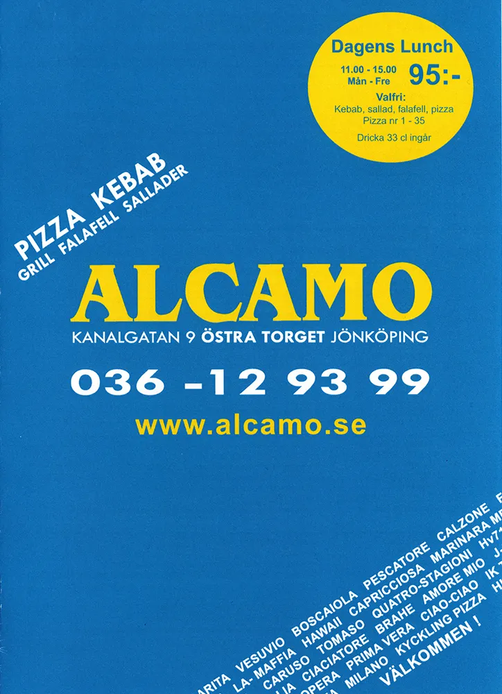 Bild på menyn för Alcamo, Jönköping