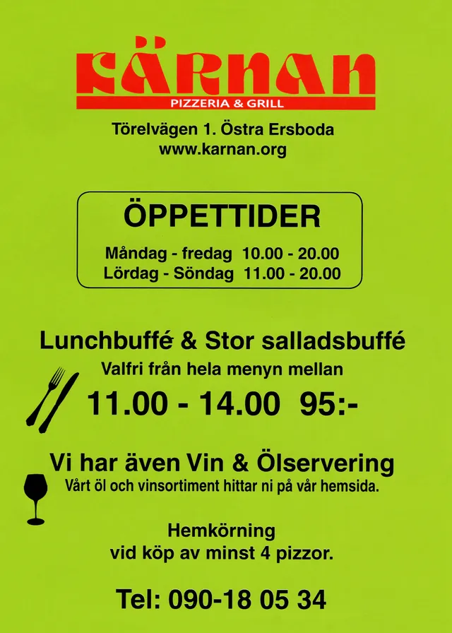 Menyn för Kärnan, Umeå