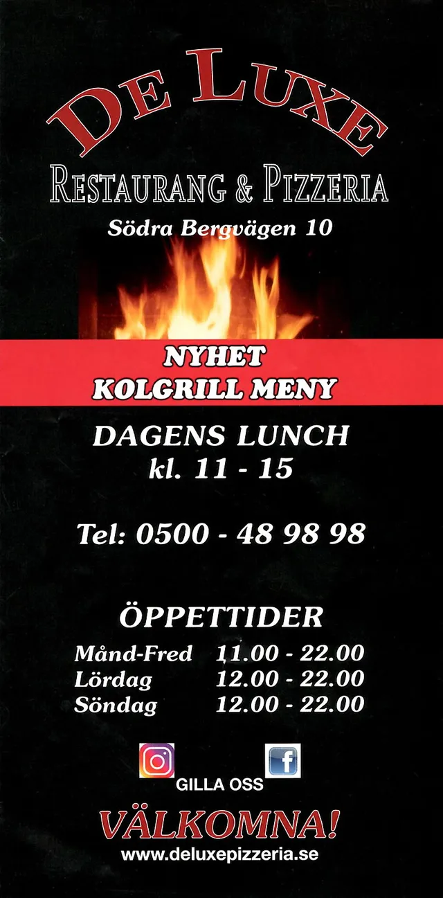 Menyn för De Luxe, Skövde