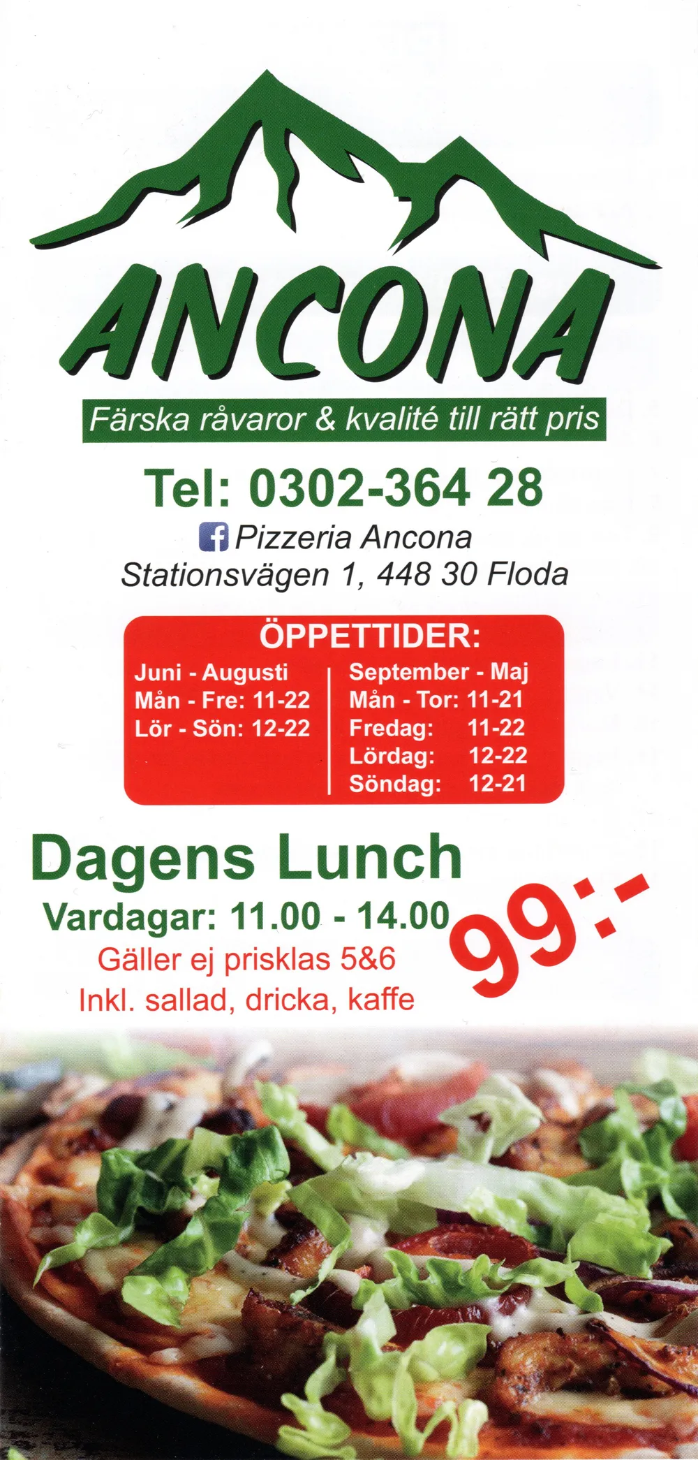 Bild på menyn för Ancona, Lerum