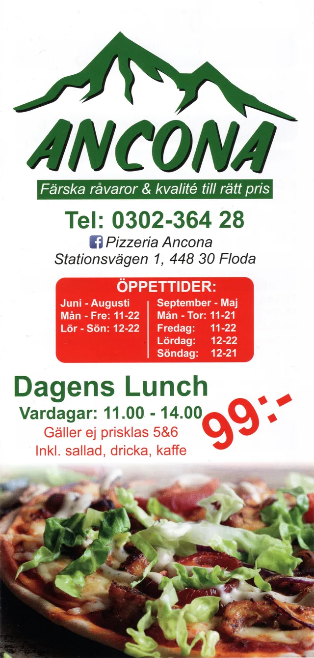 Menyn för Ancona, Lerum