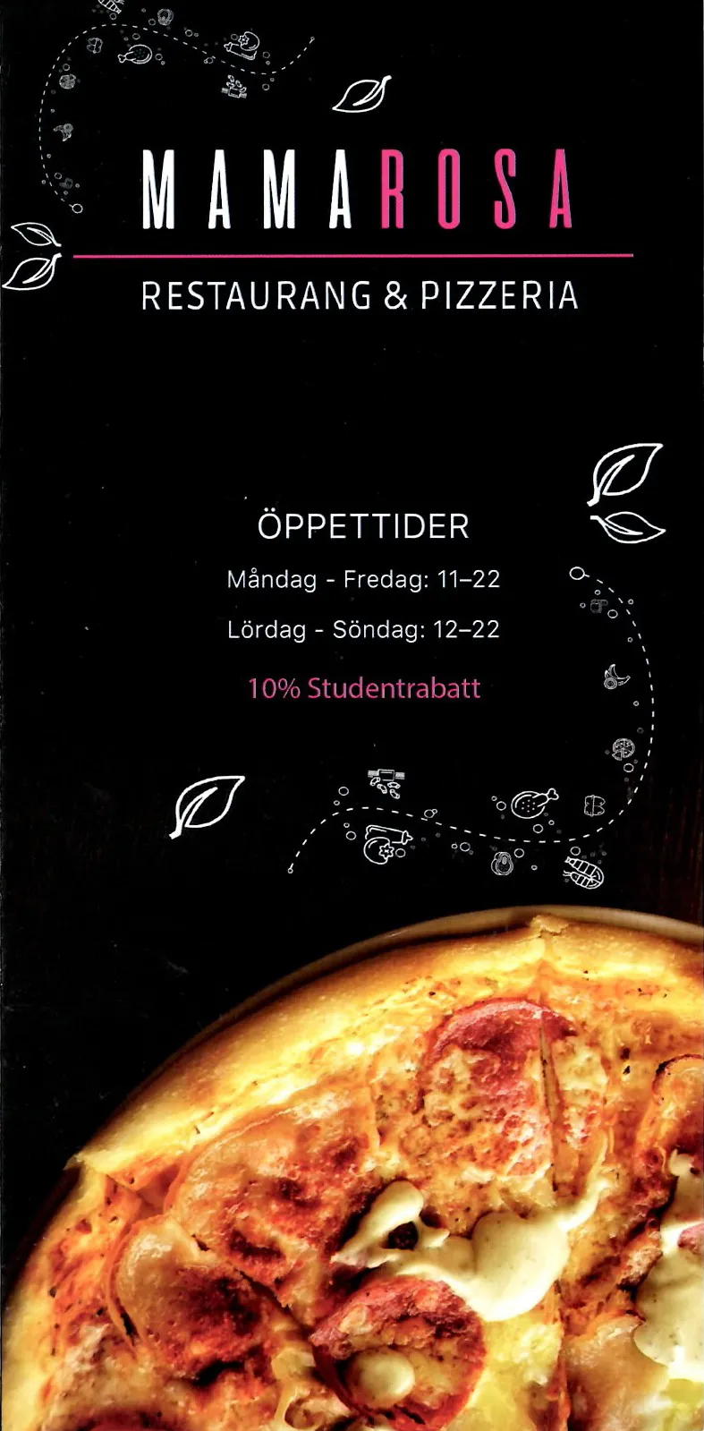 Bild på menyn för Mama Rosa, Karlstad